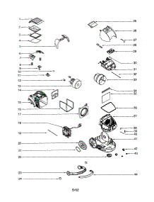 Motor / Motor Hood parts for Eureka Canister Vacuum 6996A from AppliancePartsPros.com