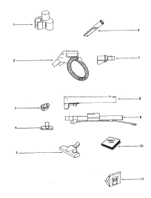Hose parts for Eureka Canister Vacuum 6997A from AppliancePartsPros.com