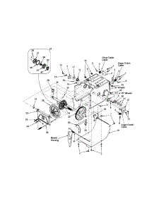 Friction Wheel / Gears / Frame Cover parts for Mtd Gas Snowblower 6A4E from AppliancePartsPros.com