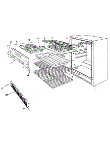 Liner parts for Marvel Compact Refrigerator 6FRF from AppliancePartsPros.com