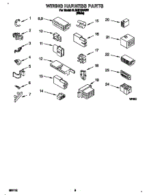 Wiring Harness parts for Whirlpool Washer 6LSR5132AW2 from AppliancePartsPros.com