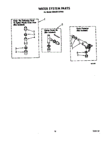 Water System parts for Whirlpool Washer 6MAX5133VW0 from AppliancePartsPros.com