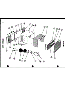 Exterior Parts (5Spjm / P54360-32R) (5P-2Jm / P54360-33R) (6P-2Jm / P54360-22R) (6P-2Jm / P54360-34R) (6P-2Ajm / P54360-28R) (6-Sph / P54358-10R) (6P-5J / P54358-15R) (8P-2Jm / P54360-35R) (8P-5J / P54358-16R) parts for Amana Room Air Conditioner 6P-2AJM/P54360-28R from AppliancePartsPros.com