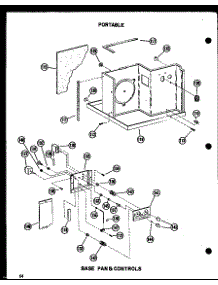 Base Pan & Controls (5-Spn / P54973-1R) (5P-2Nm-1 / P54972-6R) (5P-2Nm / P54972-1R) (6P-2Anm / P54972-2R) (6P-2Nh / P54973-2R) (6P-5N / P54973-3R) (8P-2Nm / P54972-3R) (8P-5N / P54973-4R) (8P-5Nm / P54972-5R) parts for Amana Room Air Conditioner 6P-2ANM/P54972-2R from AppliancePartsPros.com