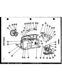 Interior Parts (11-5G / P54390-70R) (11-5J / P54390-70R) (11-5Gh / P54390-72R) parts for Amana Room Air Conditioner 6P-5J/P54358-15R from AppliancePartsPros.com