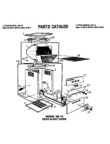 (He-10) parts for Amana Built-In Microwave 70/05.52SS from AppliancePartsPros.com