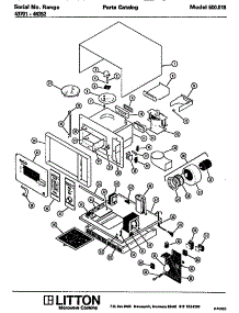 (500.018) parts for Amana Built-In Microwave 70/05.52SS from AppliancePartsPros.com