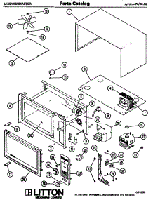 (70 / 05.00) parts for Amana Built-In Microwave 70/05.52SS from AppliancePartsPros.com
