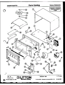(70 / 05.540Ss) parts for Amana Built-In Microwave 70/05.52SS from AppliancePartsPros.com