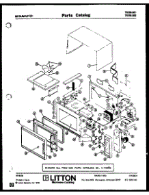 70 / 08.001 And 70 / 08.002 parts for Amana Built-In Microwave 70/05.52SS from AppliancePartsPros.com