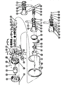 Pump Assembly parts for Thermador Dishwasher 700 from AppliancePartsPros.com