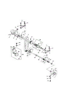 Arm Shaft Drive System parts for Singer Mechanical Sewing Machine 7000 from AppliancePartsPros.com
