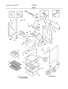 Body parts for Ikea Gas Range 70462040B from AppliancePartsPros.com