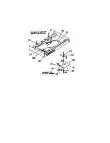 Cart Top (Shown Upside Down) parts for Craftsman Tool Chest 706654371 from AppliancePartsPros.com