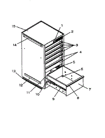 Unit Parts parts for Craftsman Tool Cabinet 706654390 from AppliancePartsPros.com