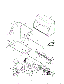 Lawnsweeper parts for Craftsman Lawn Sweeper 71-24140 from AppliancePartsPros.com