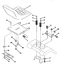 Seat Assembly parts for Western Auto Front-Engine Lawn Tractor 7143A79 from AppliancePartsPros.com