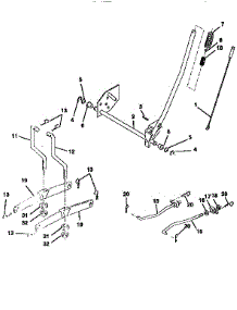 Mower Lift parts for Western Auto Front-Engine Lawn Tractor 7143A79 from AppliancePartsPros.com