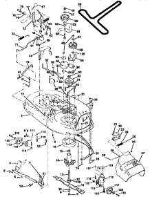Mower Deck parts for Western Auto Front-Engine Lawn Tractor 7143A79 from AppliancePartsPros.com