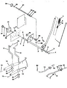 Lift parts for Western Auto Front-Engine Lawn Tractor 7157A79 from AppliancePartsPros.com