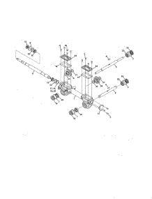 Transmission parts for Ace Rear-Tine Tiller 7197130 from AppliancePartsPros.com