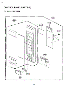 Control Panel Parts parts for Kenmore Elite Countertop Microwave 72179203900 from AppliancePartsPros.com