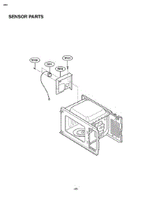 Sensor Parts parts for Kenmore Elite Countertop Microwave 72179203900 from AppliancePartsPros.com