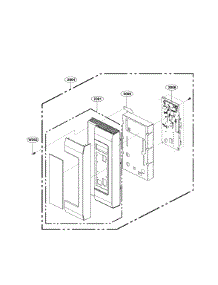 Controller Parts parts for Kenmore Elite Microwave/Hood Combo 72187583611 from AppliancePartsPros.com