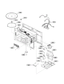 Interior Parts(L) parts for Kenmore Elite Microwave/Hood Combo 72187583611 from AppliancePartsPros.com