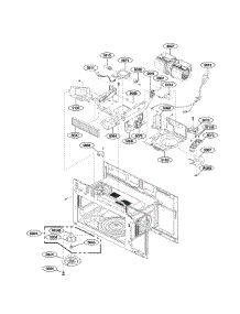 Interior Parts(Ll) parts for Kenmore Elite Microwave/Hood Combo 72187583611 from AppliancePartsPros.com