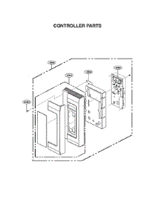 Controller Parts parts for Kenmore Elite Microwave/Hood Combo 72187587611 from AppliancePartsPros.com