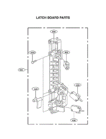 Latch Board Parts parts for Kenmore Elite Microwave/Hood Combo 72187587611 from AppliancePartsPros.com