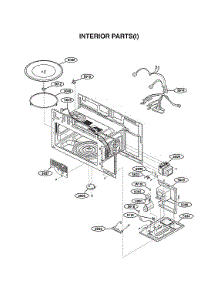 Interior Parts (I) parts for Kenmore Elite Microwave/Hood Combo 72187587611 from AppliancePartsPros.com