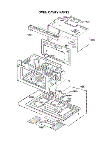 Oven Cavity Parts parts for Lg Microwave/Hood Combo 72187593020 from AppliancePartsPros.com