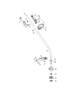 Handle / Shield / Drive Shaft parts for Ace Gas Line Trimmer 7219363 from AppliancePartsPros.com