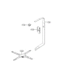 Water Guide Parts parts for Kenmore Elite Dishwasher 72214305910 from AppliancePartsPros.com