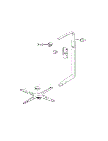 Water Guide Parts parts for Kenmore Elite Dishwasher 72214307910 from AppliancePartsPros.com