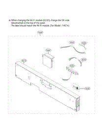Panel Parts parts for Kenmore Elite Dishwasher 72214307910 from AppliancePartsPros.com
