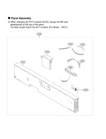 Panel Assembly parts for Kenmore Elite Dishwasher 72214355910 from AppliancePartsPros.com