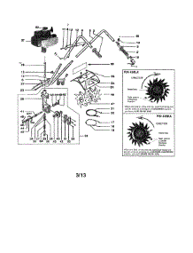 Mantis Tiller parts for Mantis Farming 7222E from AppliancePartsPros.com