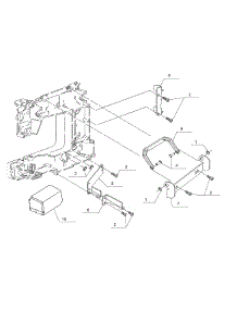 Handle Assy parts for Singer Electronic Sewing Machine 7258CL from AppliancePartsPros.com