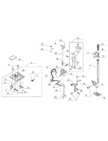 Pressure Bar parts for Singer Electronic Sewing Machine 7258CL from AppliancePartsPros.com