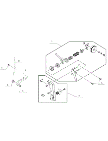 Tension Assy parts for Singer Electronic Sewing Machine 7258CL from AppliancePartsPros.com