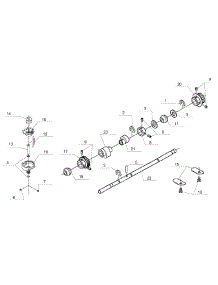 Lower Shaft parts for Singer Electronic Sewing Machine 7258CL from AppliancePartsPros.com