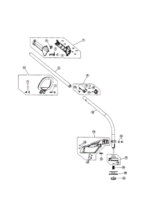 Shaft / Shield / Handle parts for Ace Gas Line Trimmer 7275340 from AppliancePartsPros.com