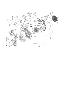 Tubes / Impeller / Handle parts for Ace Gas Leaf Blower 7306707 from AppliancePartsPros.com