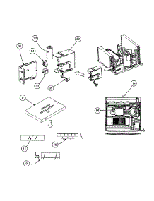 Control Box parts for Carrier Room Air Conditioner 73DCA115301D from AppliancePartsPros.com