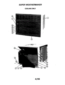 Cooling Only parts for Carrier Room Air Conditioner 73HCA333301 from AppliancePartsPros.com