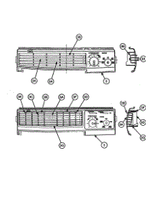 Deflectors parts for Carrier Room Air Conditioner 73TCA008102D from AppliancePartsPros.com