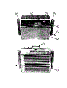 Cooling Only parts for Carrier Room Air Conditioner 73TCA110112D from AppliancePartsPros.com
